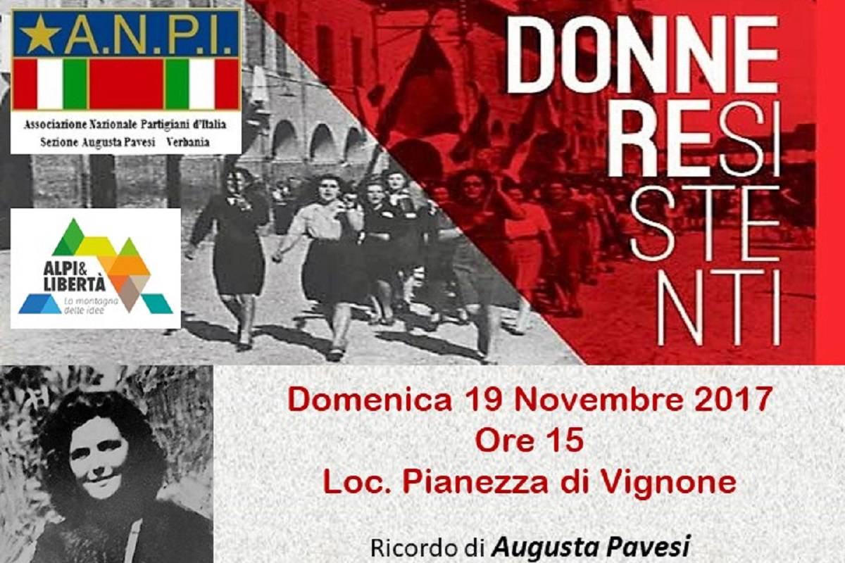 Ricordo di Augusta Pavesi - Martire Partigianao