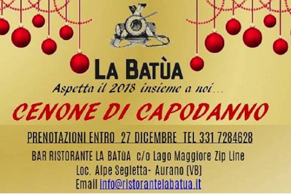 Cenone di Capodanno 2018o