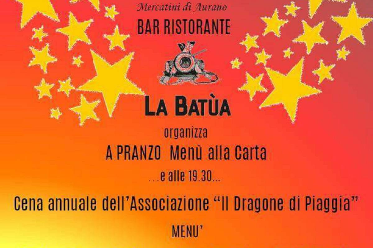 Cena annuale dell'Associazione 